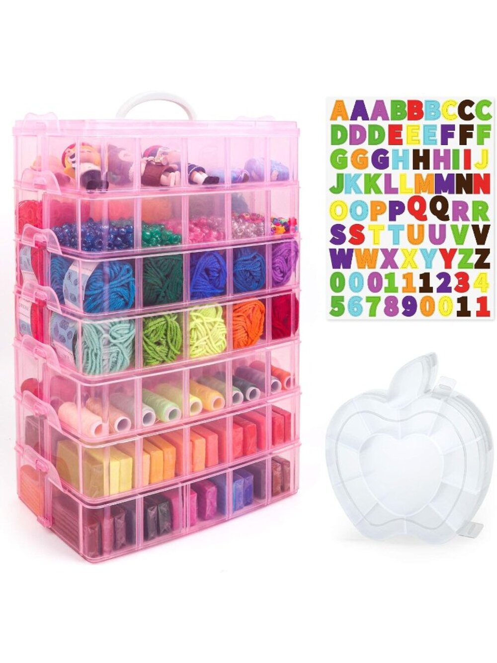 New 7 Tier Craft Storage Boxes with Compartments
